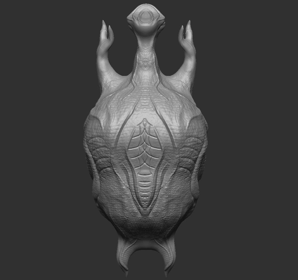 Alien Egg 2 Low-poly 3D model_18