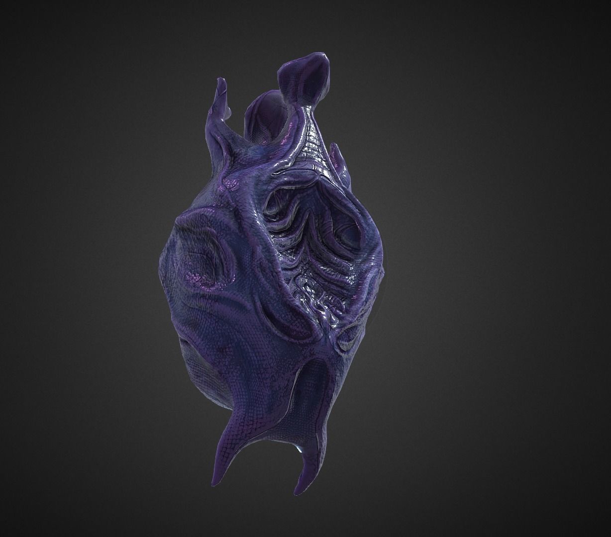 Alien Egg 2 Low-poly 3D model_22