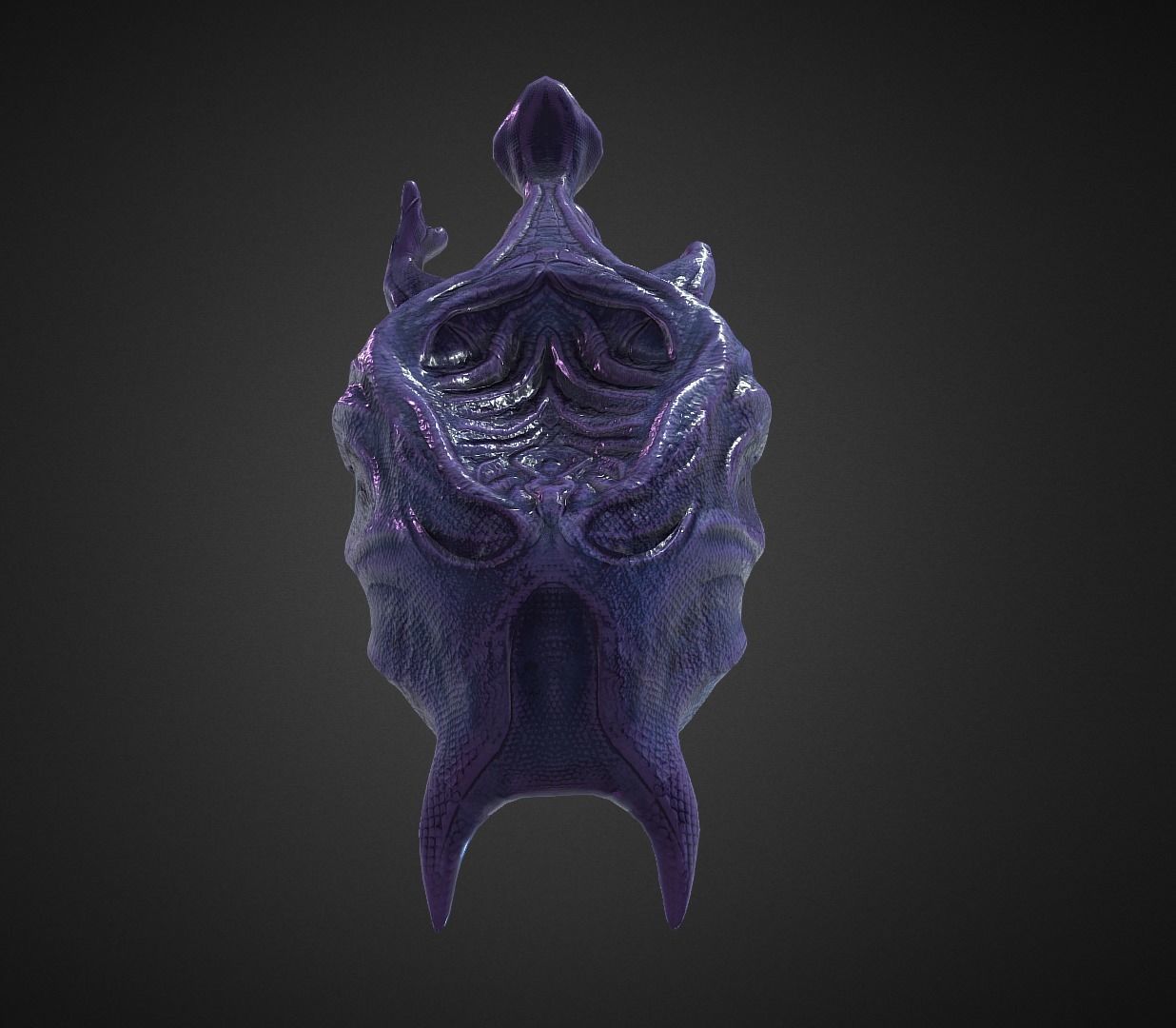 Alien Egg 2 Low-poly 3D model_23