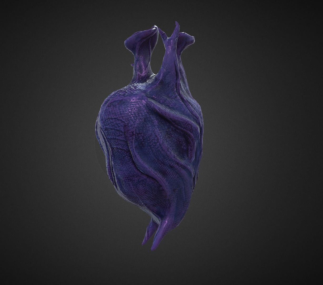 Alien Egg 2 Low-poly 3D model_29