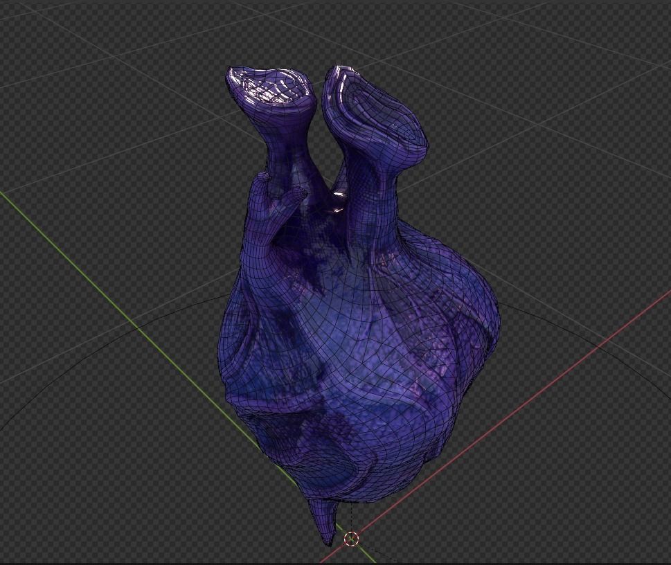 Alien Egg 2 Low-poly 3D model_27