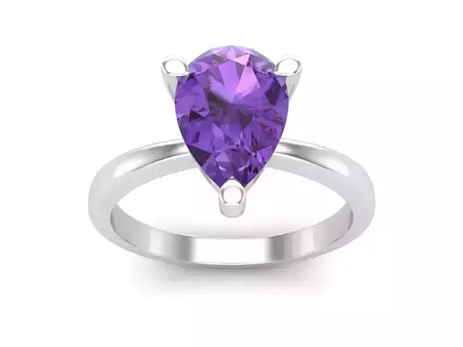 AV 450 Pear Cut Ladies Solitaire Bridal Engagement Ring