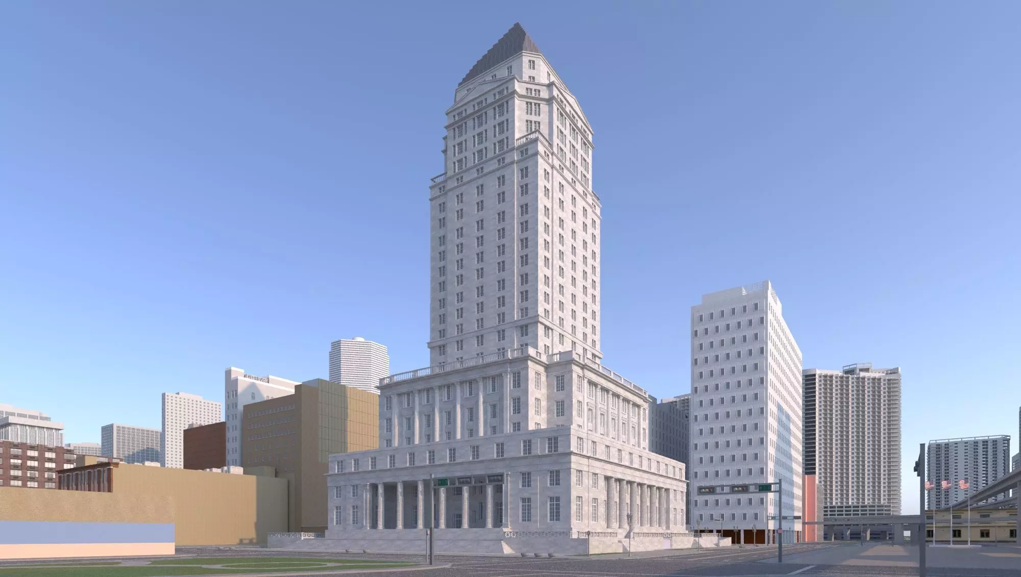 Miami 3D model 3D model