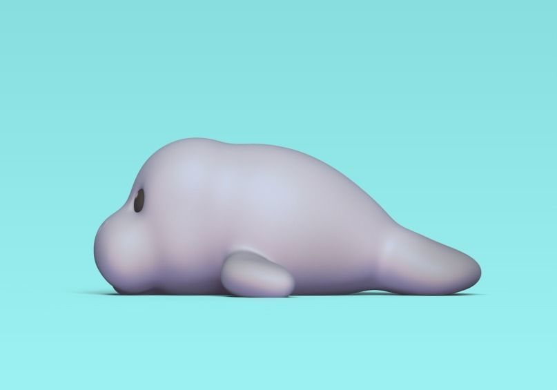Manatee 3D print model_2