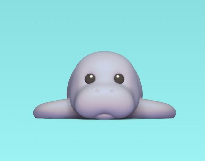 Manatee 3D print model_1