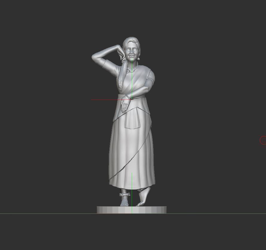 Kathak Dance 3D print model_1