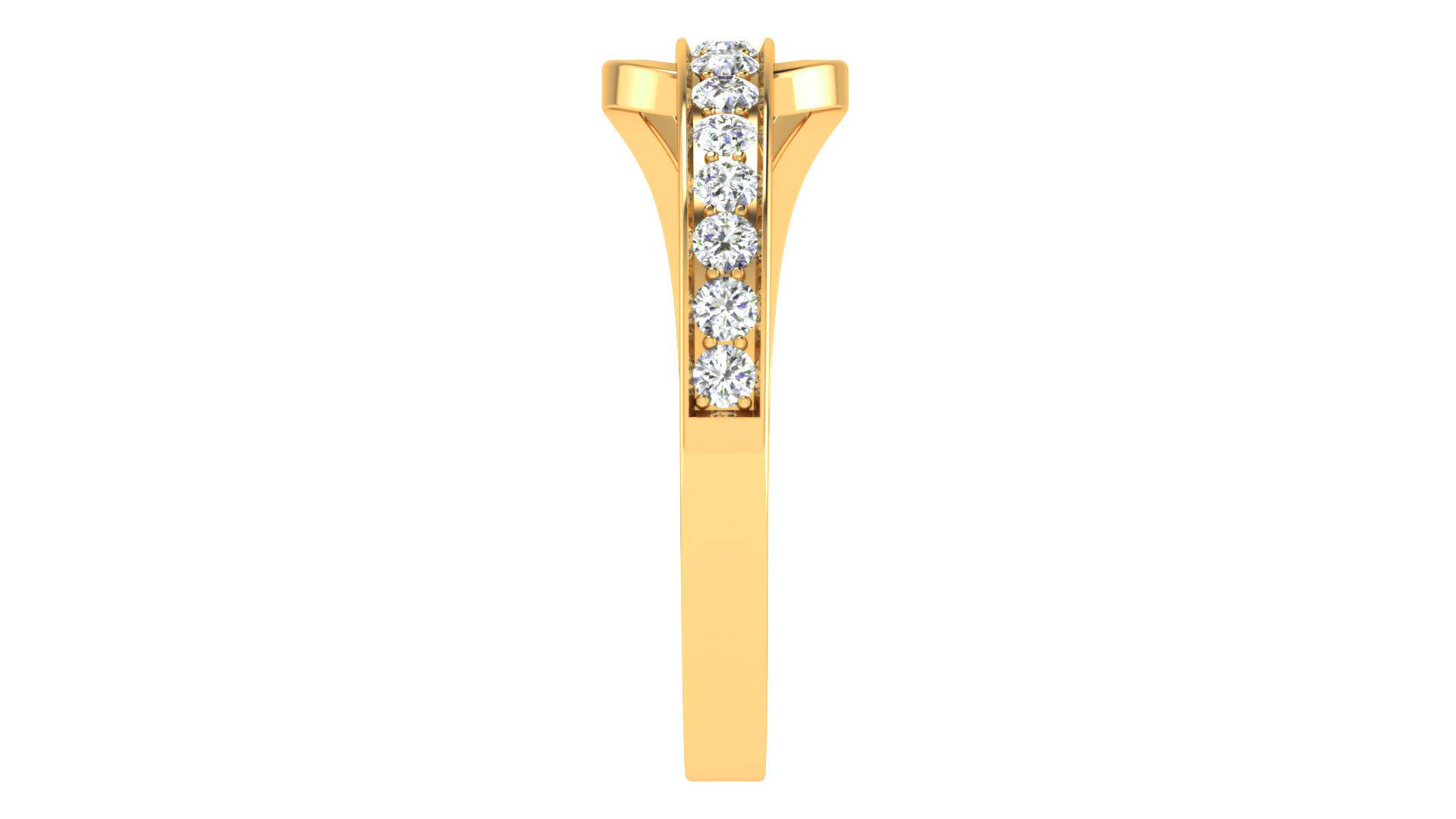 Couple Band Ring 3dm stl render detail 3D print model_16