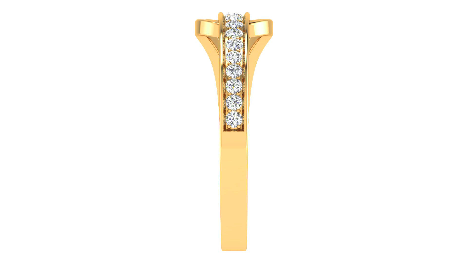 Couple Band Ring 3dm stl render detail 3D print model_18