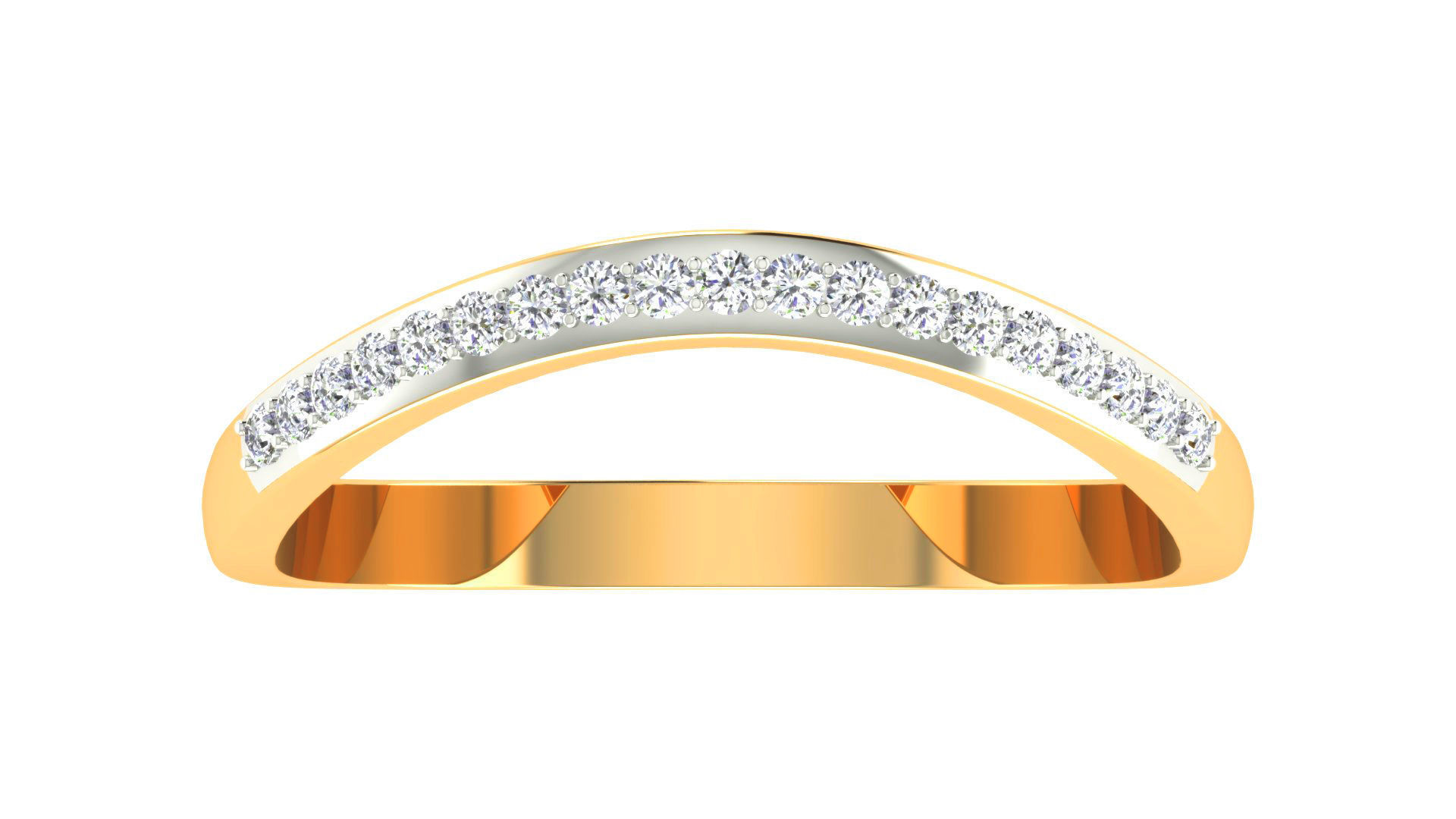 Couple Band Ring 3dm stl render detail 3D print model_10