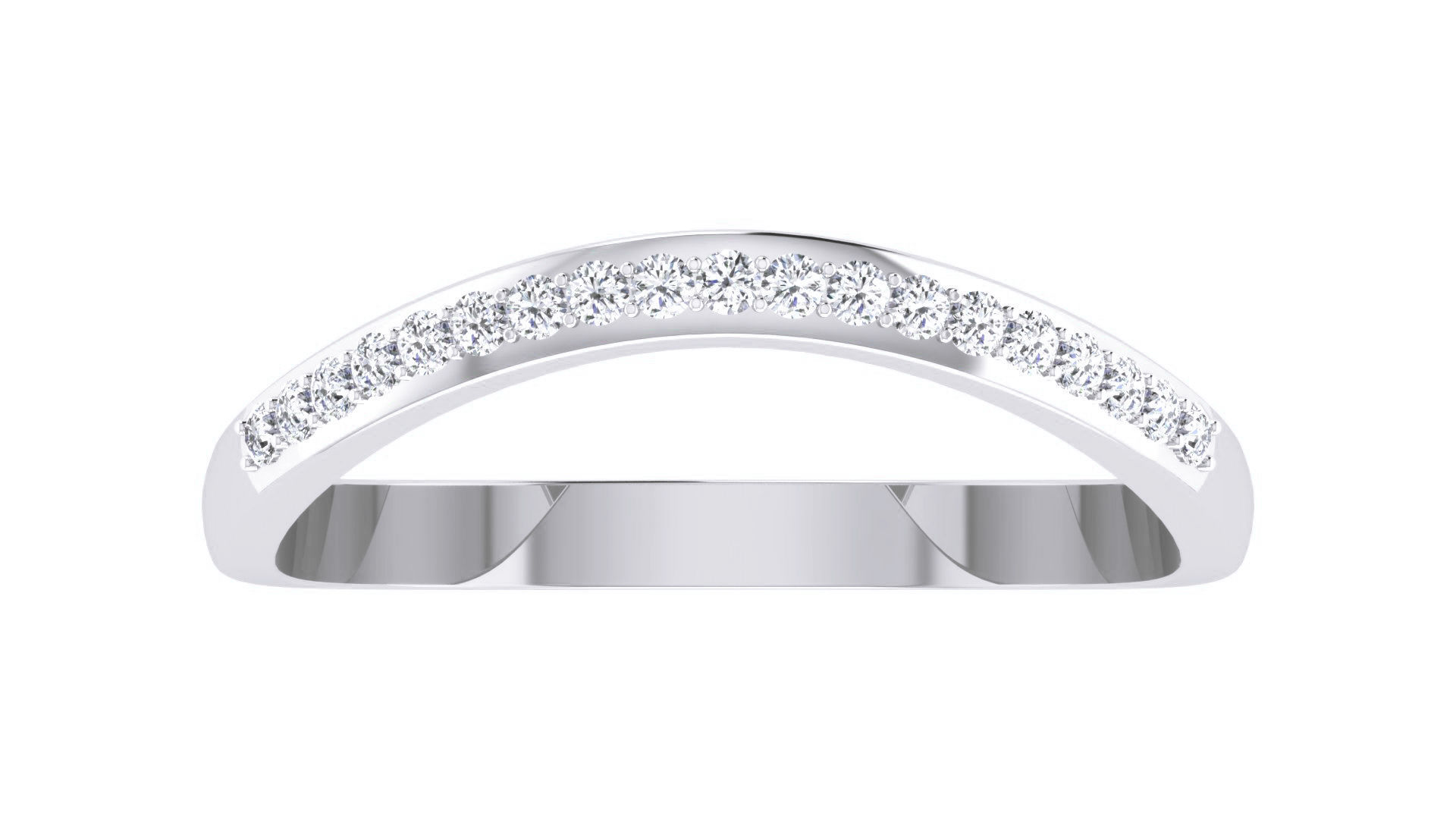 Couple Band Ring 3dm stl render detail 3D print model_11