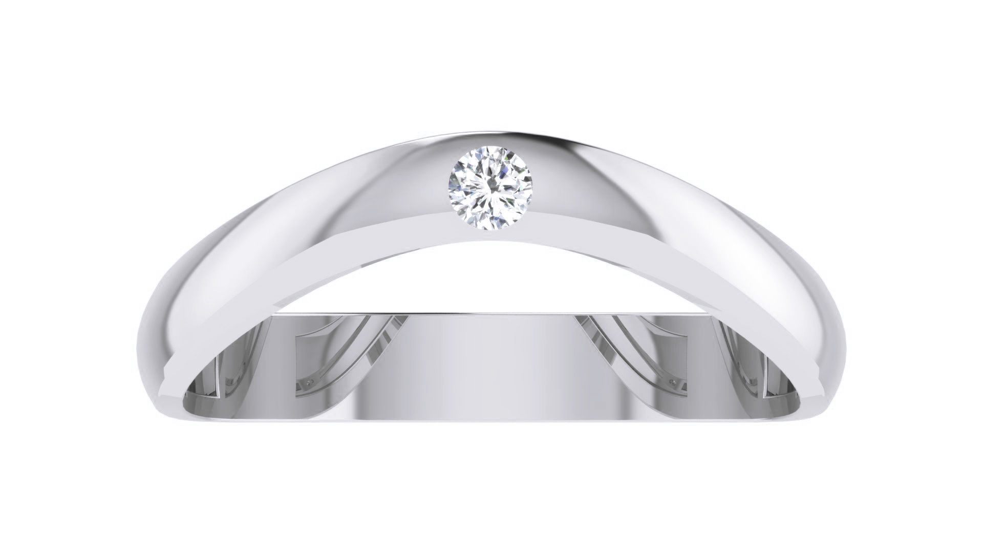 Couple Band Ring 3dm stl render detail 3D print model_24