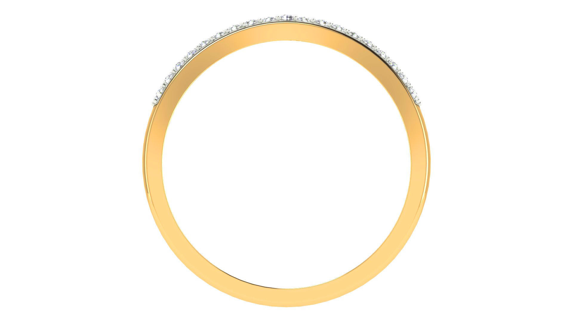 Couple Band Ring 3dm stl render detail 3D print model_4