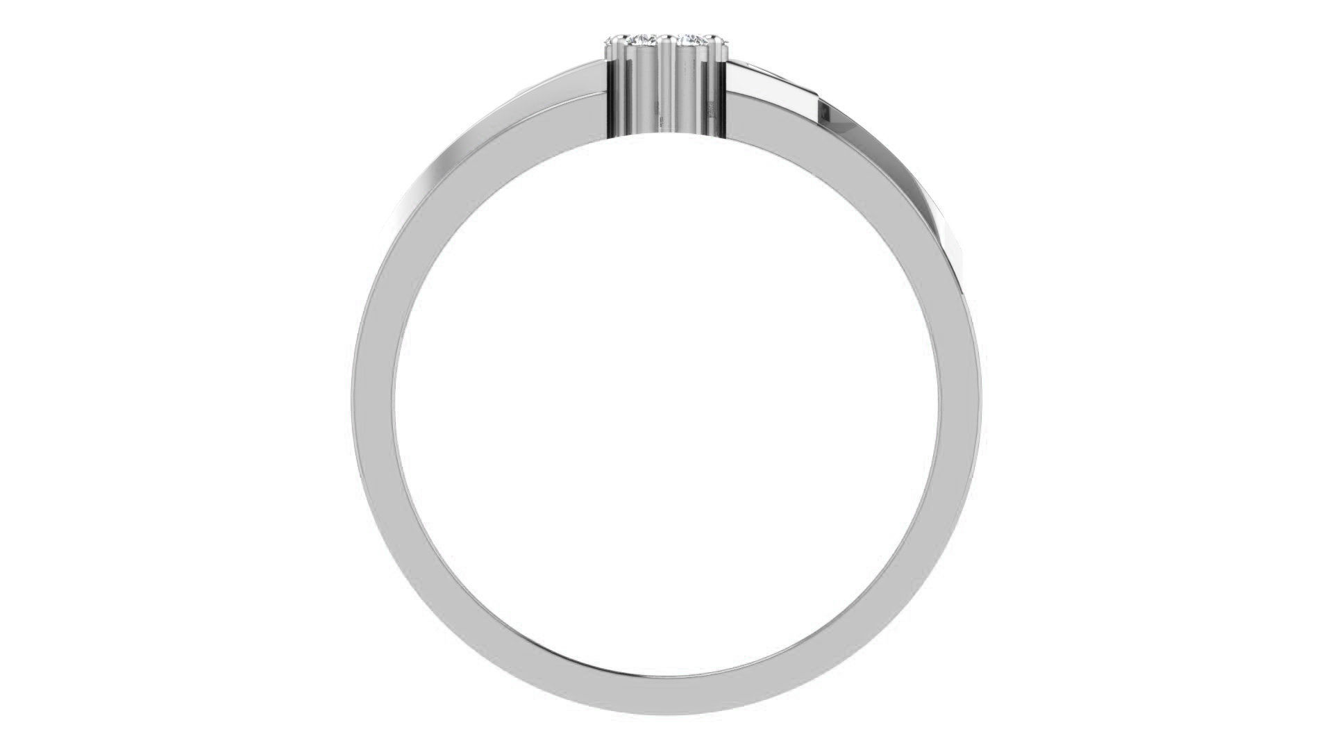 Couple Band Ring 3dm stl render detail 3D print model_13