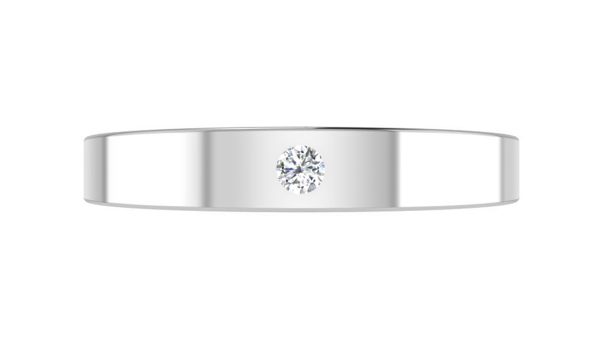 Couple Band Ring 3dm stl render detail 3D print model_23