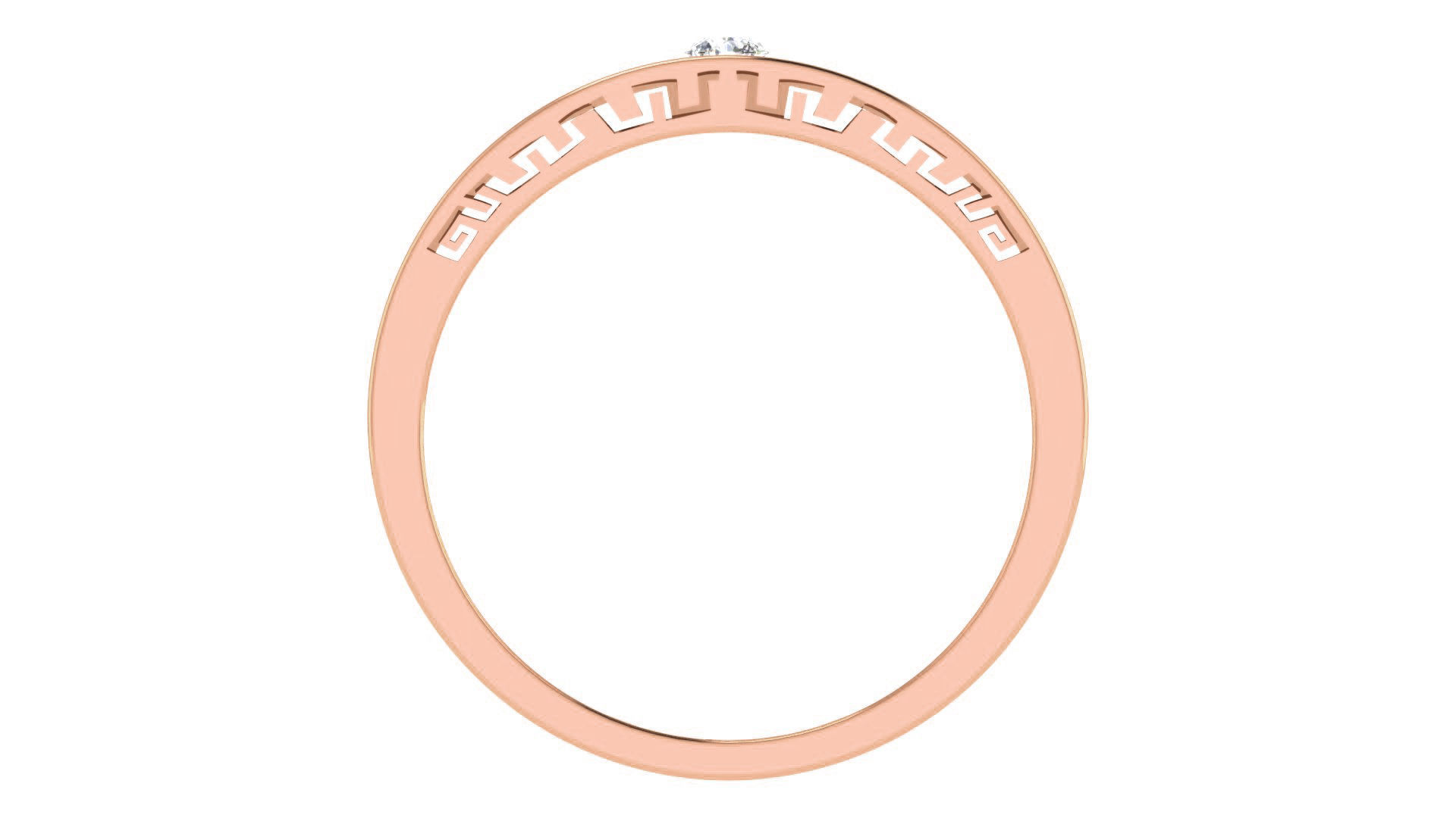 Couple Band Ring 3dm stl render detail 3D print model_15