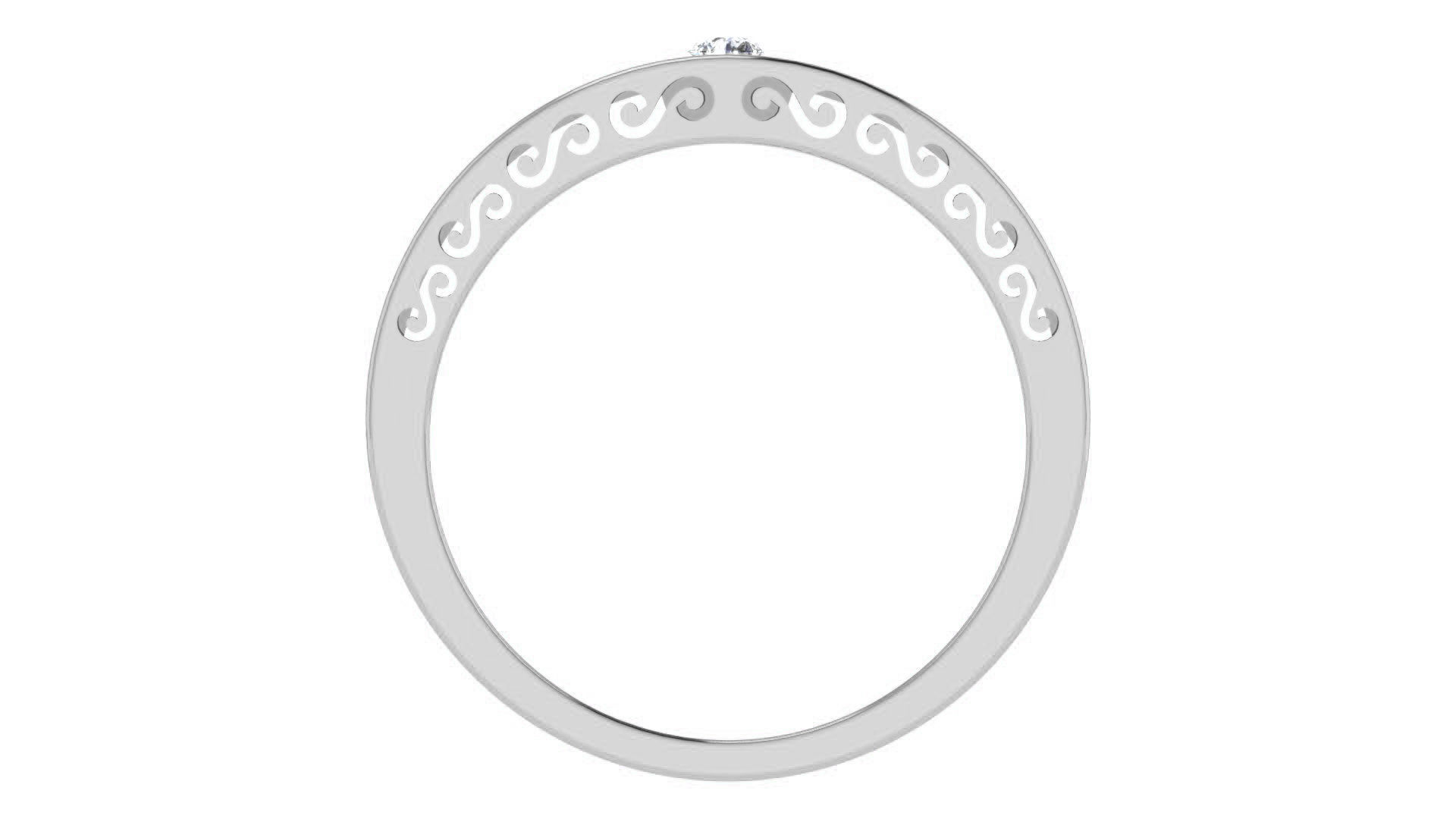 Couple Band Ring 3dm stl render detail 3D print model_10