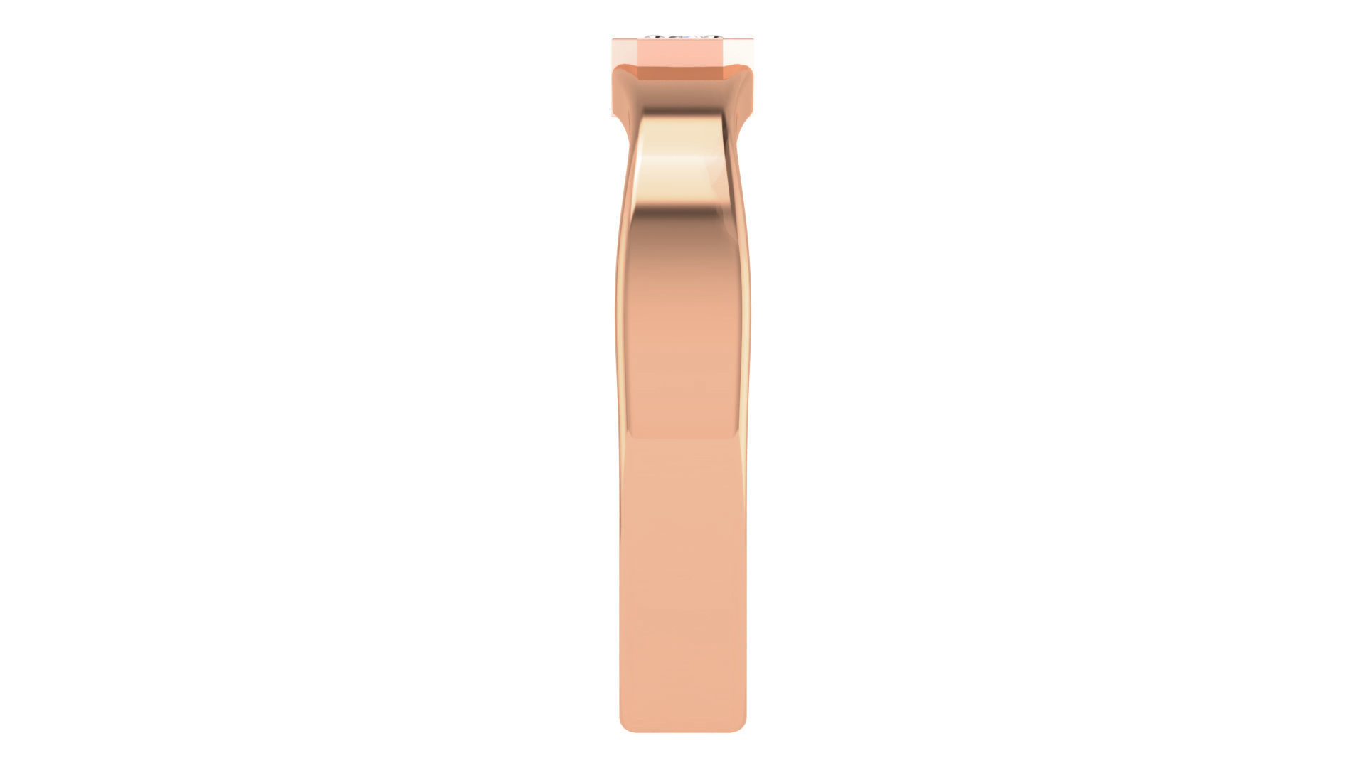 Couple Band Ring 3dm stl render detail 3D print model_19