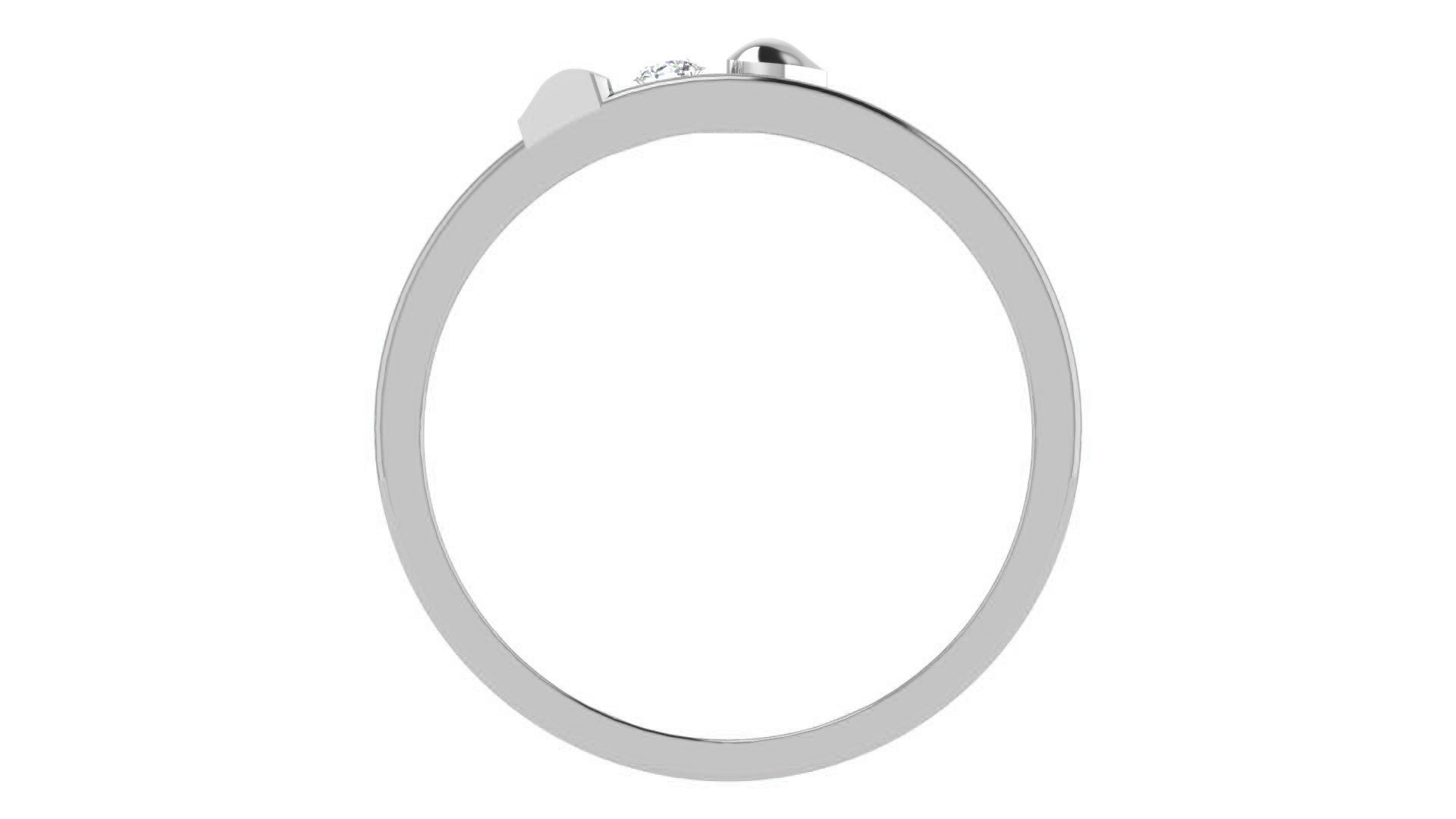 Couple Band Ring 3dm stl render detail 3D print model_11