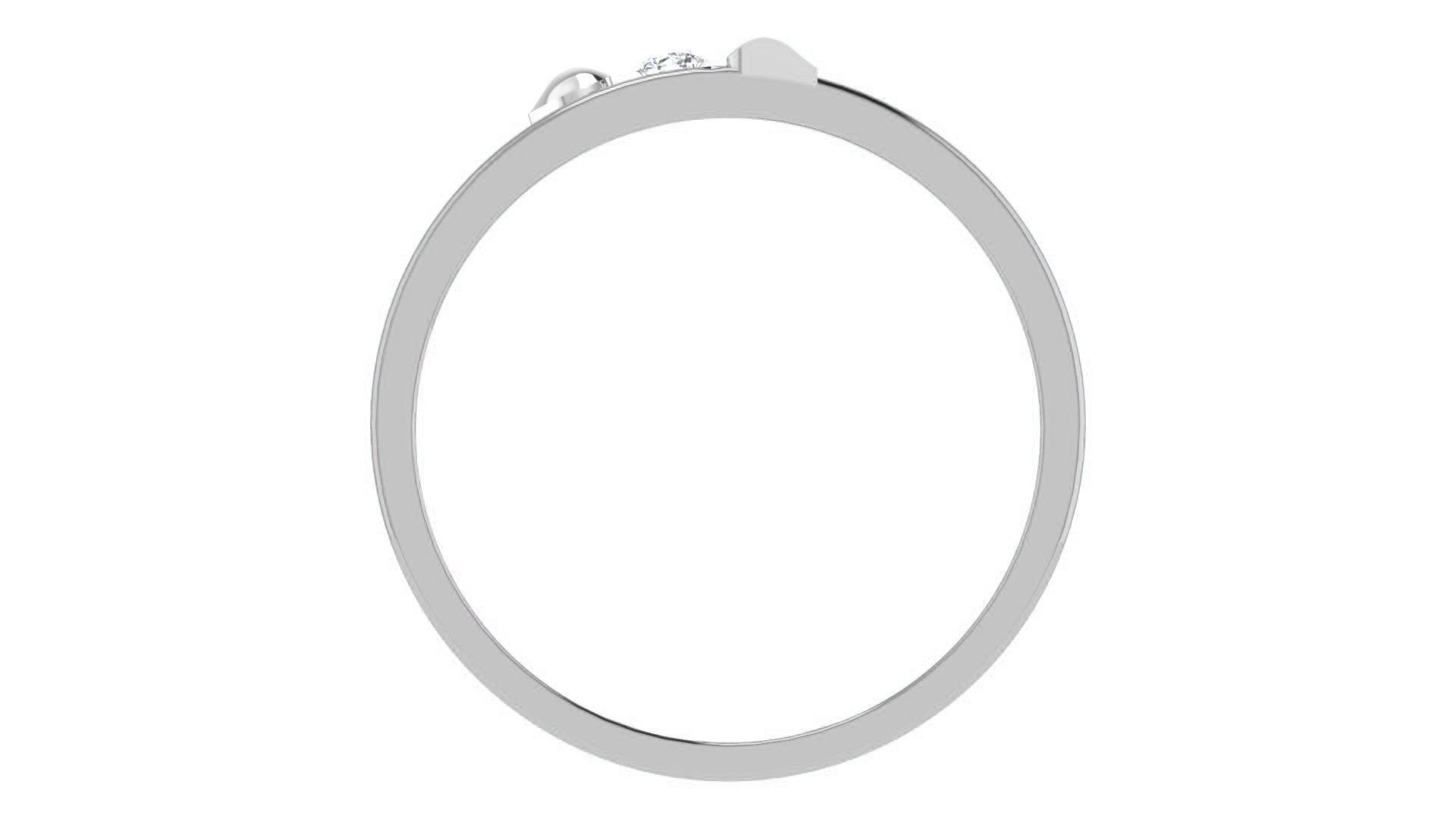 Couple Band Ring 3dm stl render detail 3D print model_13