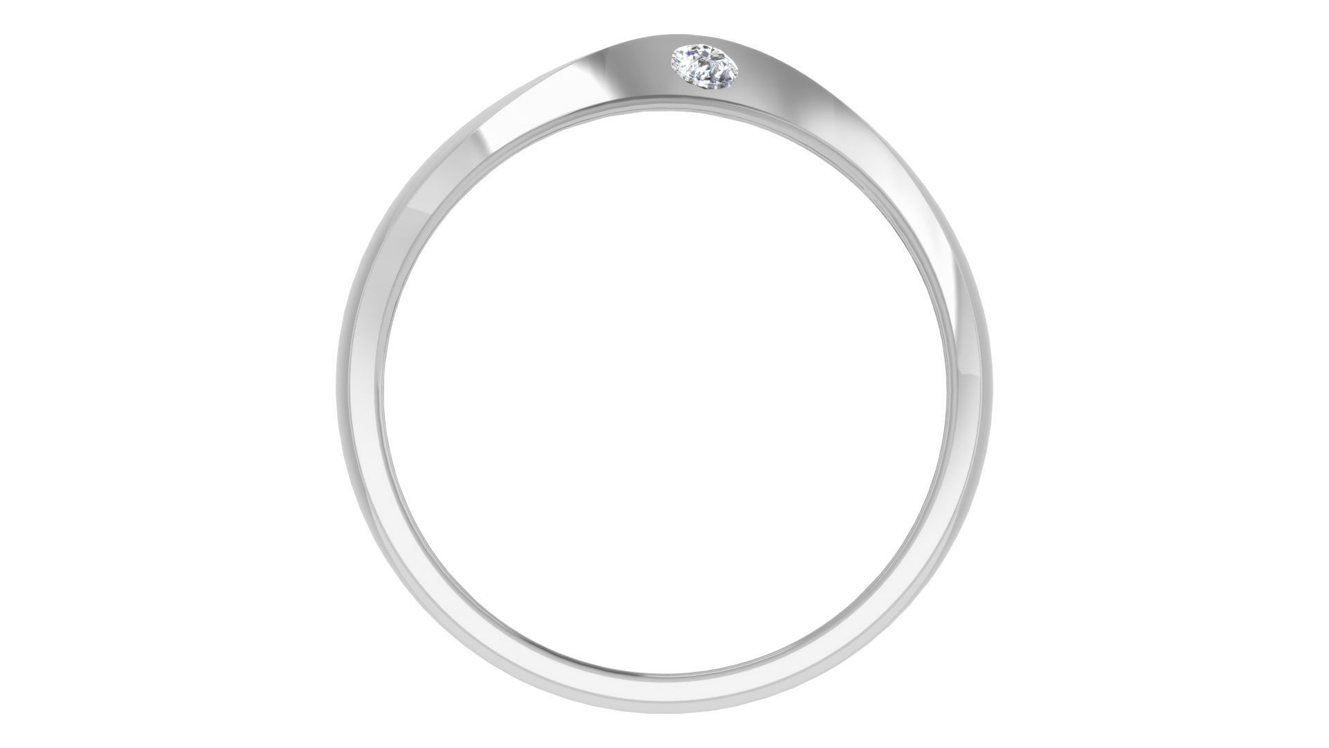 Couple Band Ring 3dm stl render detail 3D print model_13