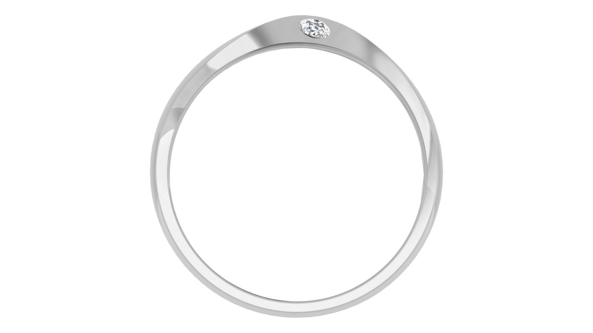 Couple Band Ring 3dm stl render detail 3D print model_9