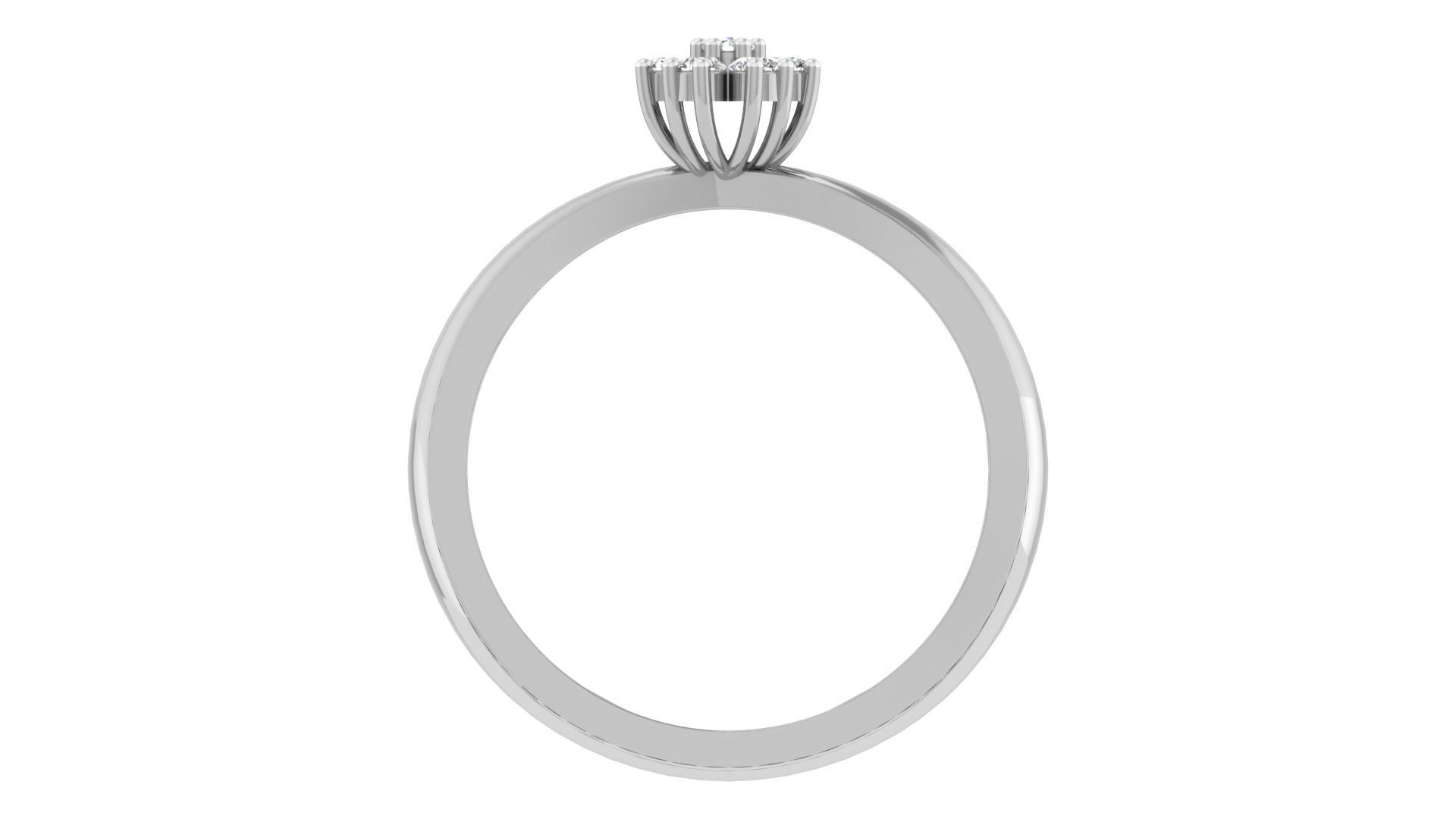 Couple Band Ring 3dm stl render detail 3D print model_11