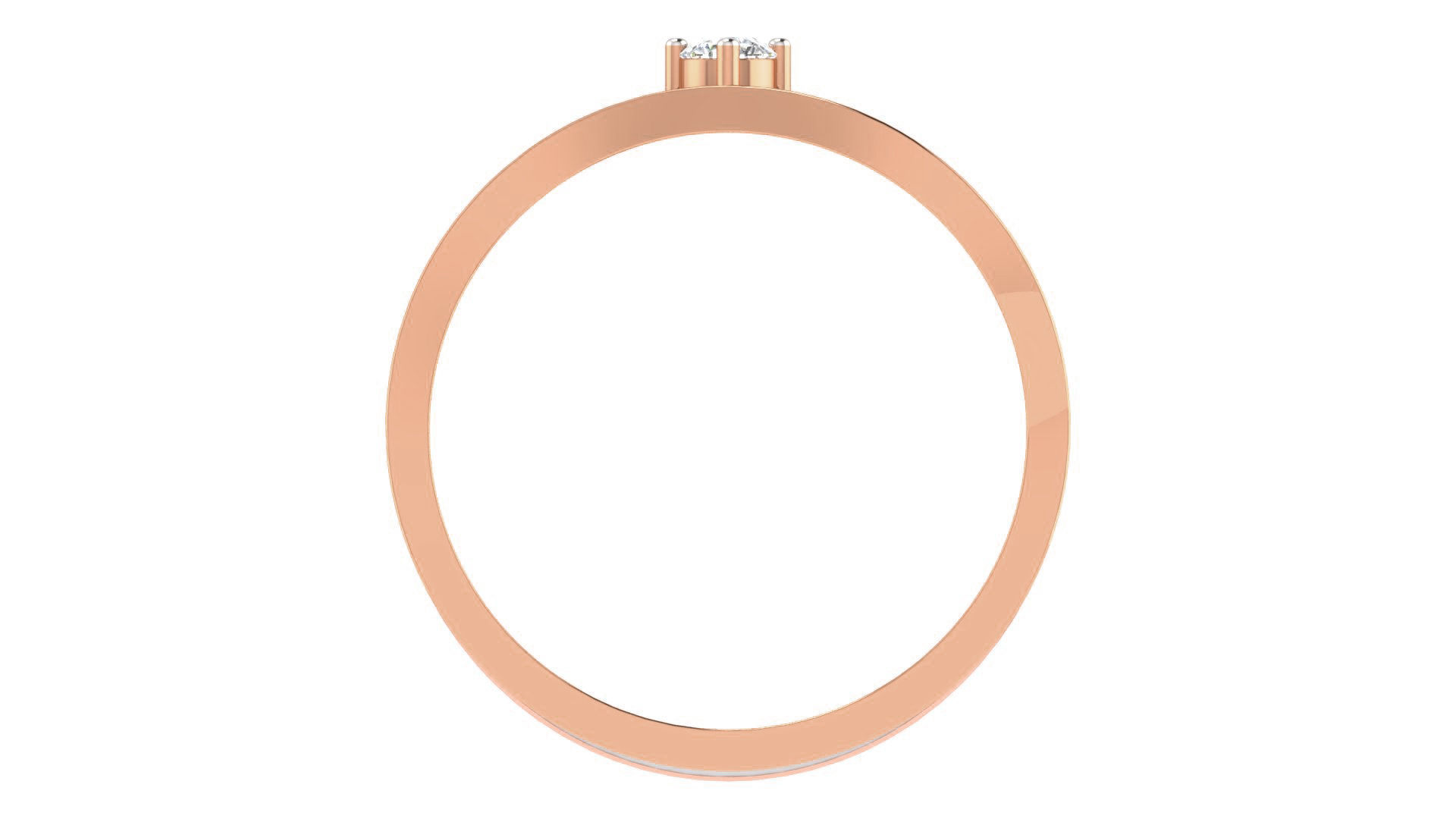 Couple Band Ring 3dm stl render detail 3D print model_15