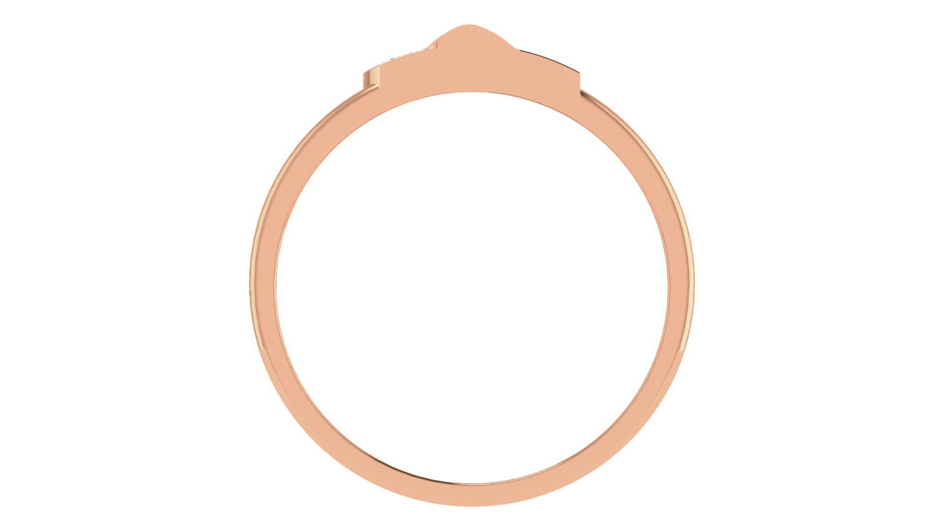 Couple Band Ring 3dm stl render detail 3D print model_12