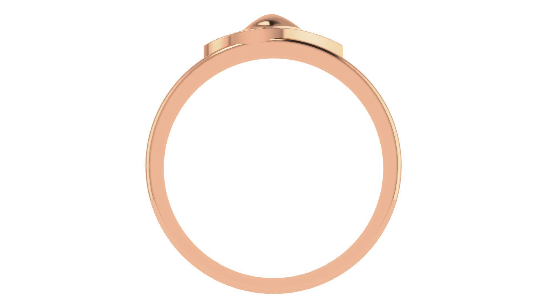 Couple Band Ring 3dm stl render detail 3D print model_9