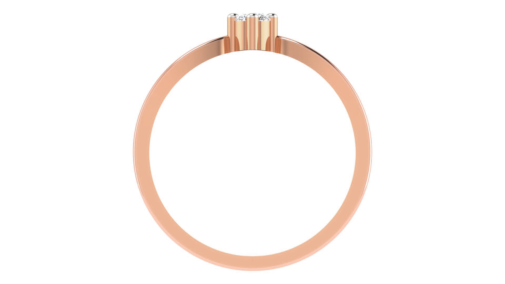 Couple Band Ring 3dm stl render detail 3D print model_9