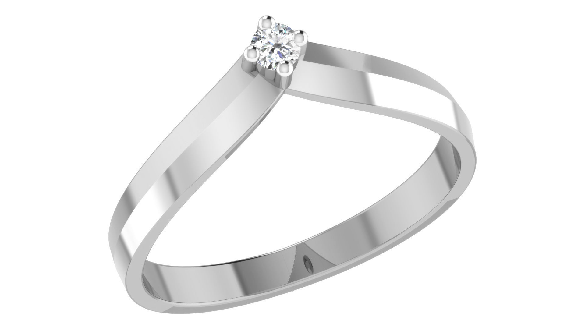 Couple Band Ring 3dm stl render detail 3D print model_17