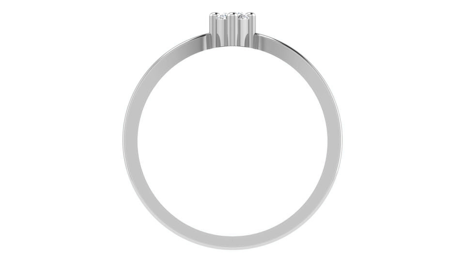 Couple Band Ring 3dm stl render detail 3D print model_8