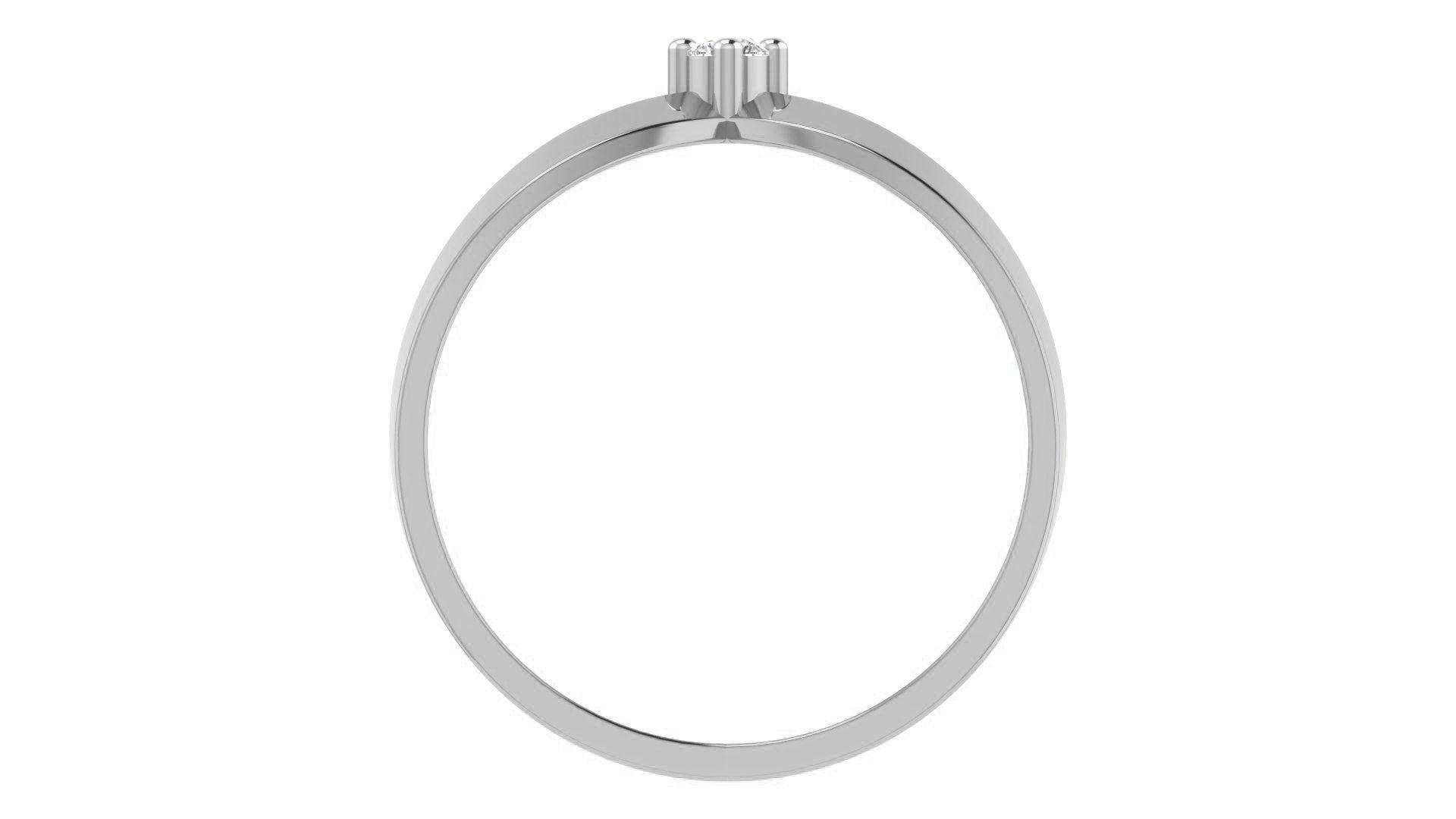 Couple Band Ring 3dm stl render detail 3D print model_21