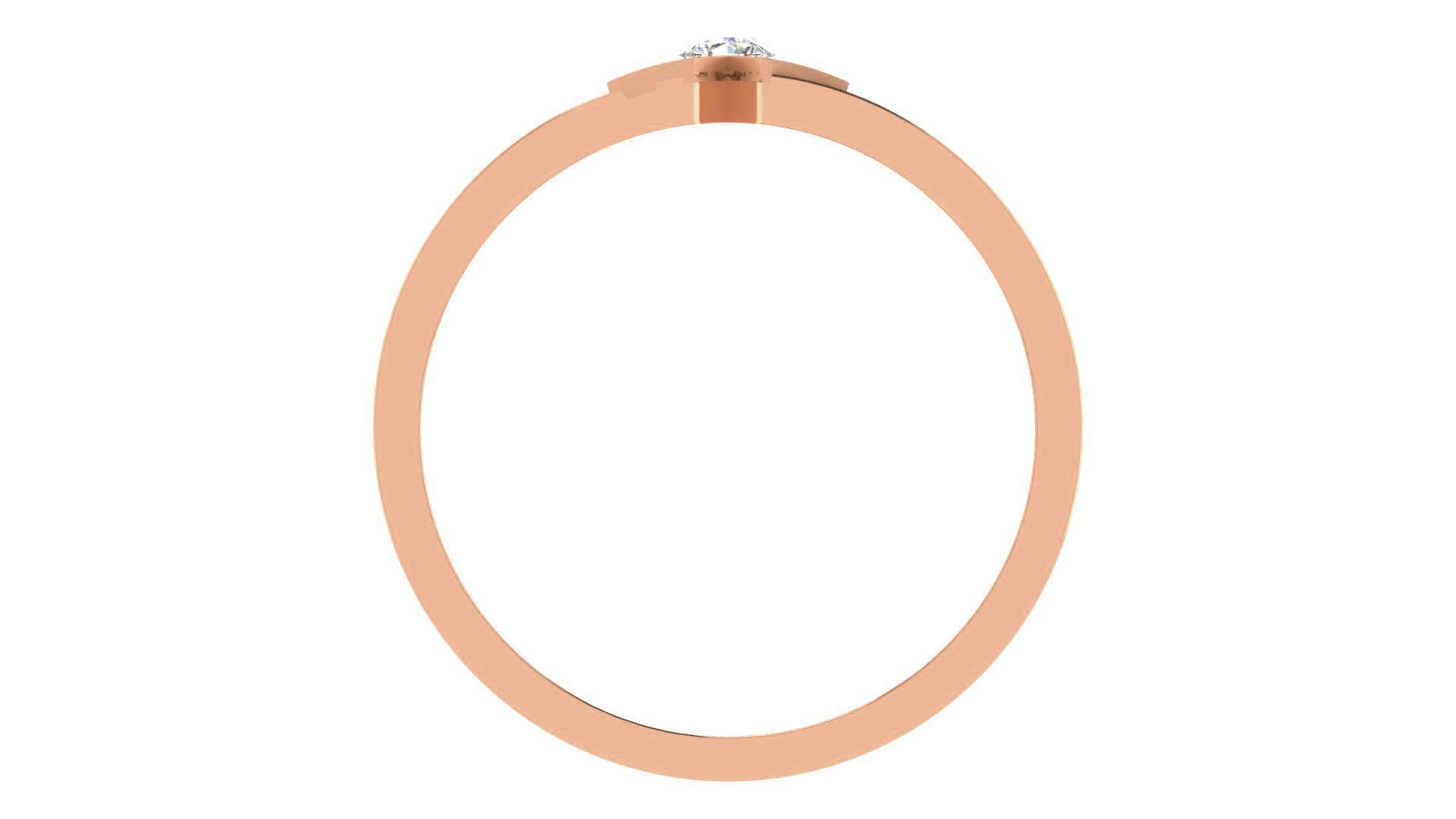 Couple Band Ring 3dm stl render detail 3D print model_18