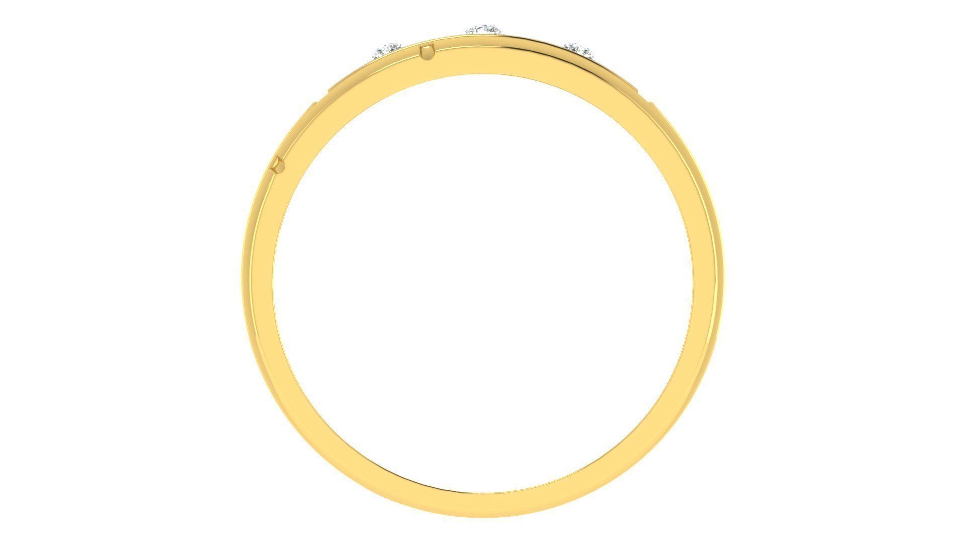 Couple Band Ring 3dm stl render detail 3D print model_19