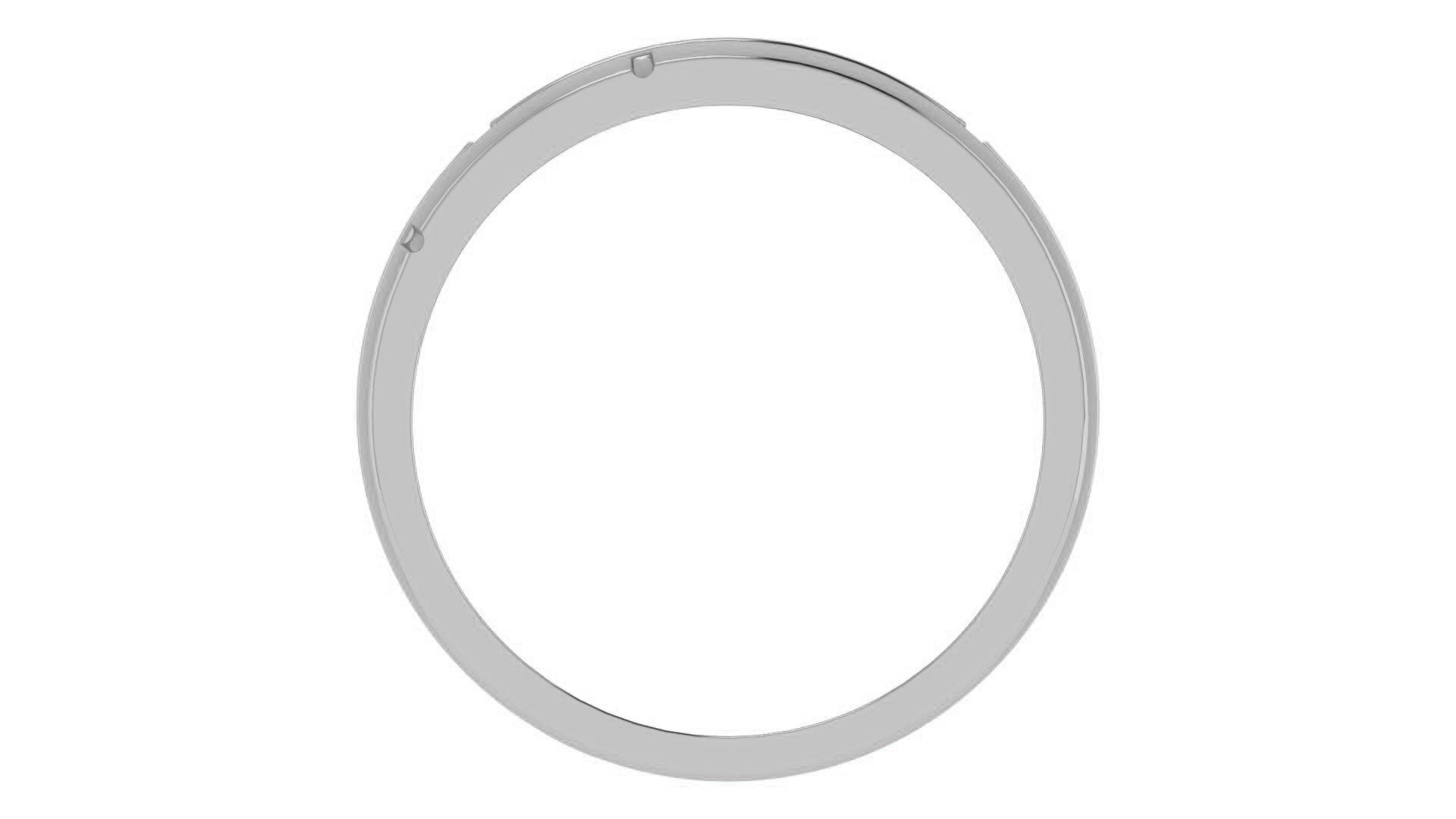 Couple Band Ring 3dm stl render detail 3D print model_8