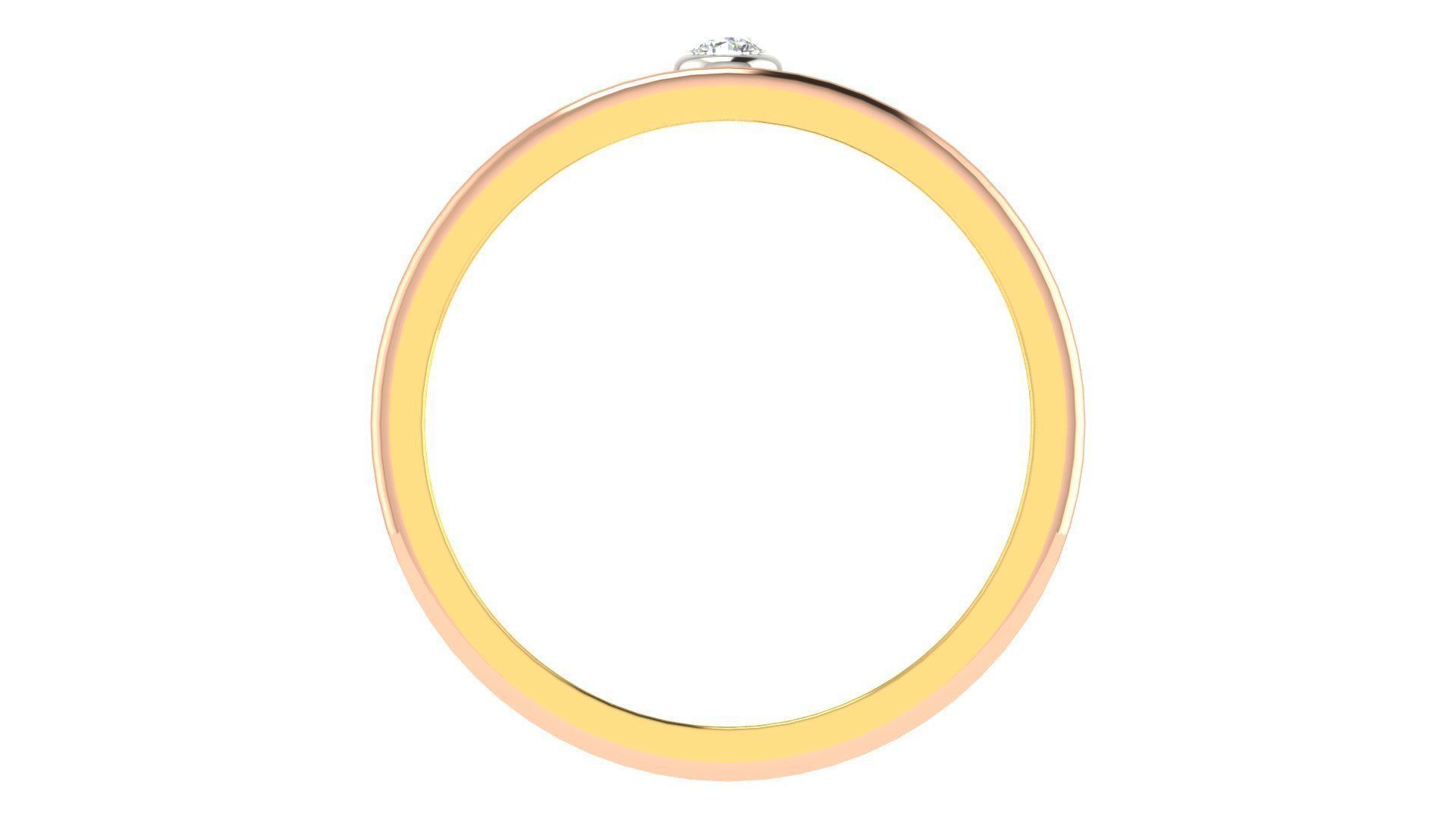 Couple Band Ring 3dm stl render detail 3D print model_19