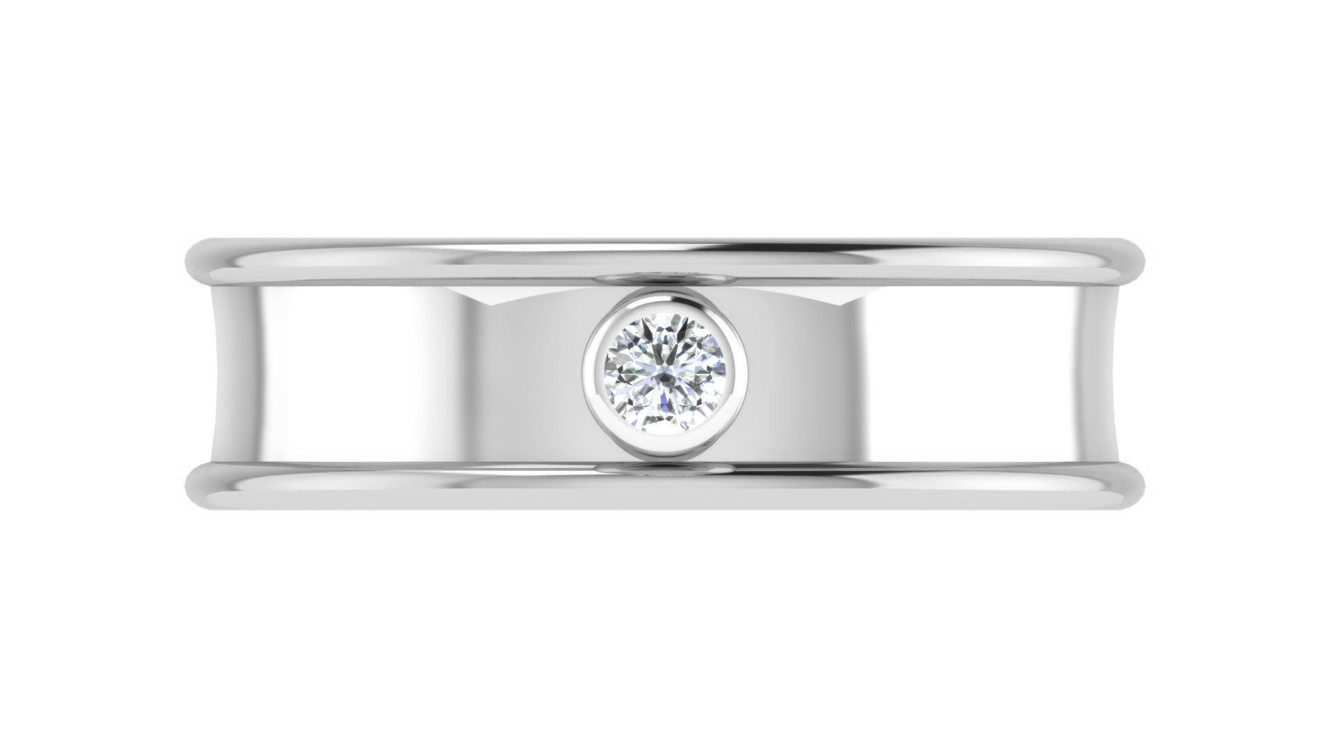 Couple Band Ring 3dm stl render detail 3D print model_14