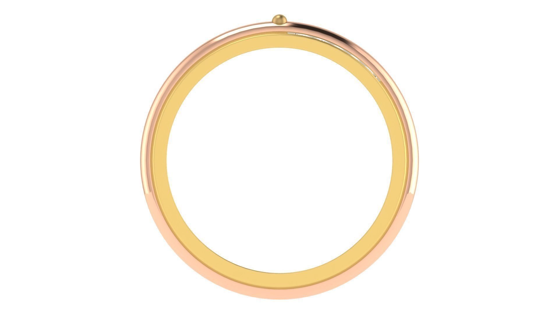 Couple Band Ring 3dm stl render detail 3D print model_19