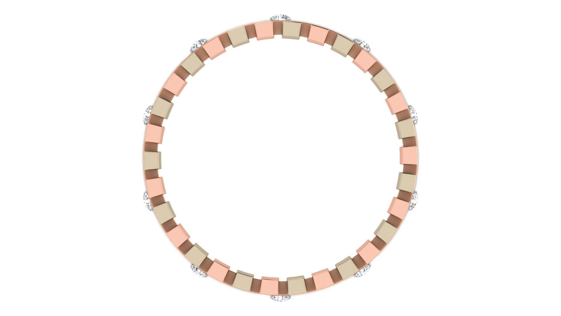 Couple Band Ring 3dm stl render detail 3D print model_21