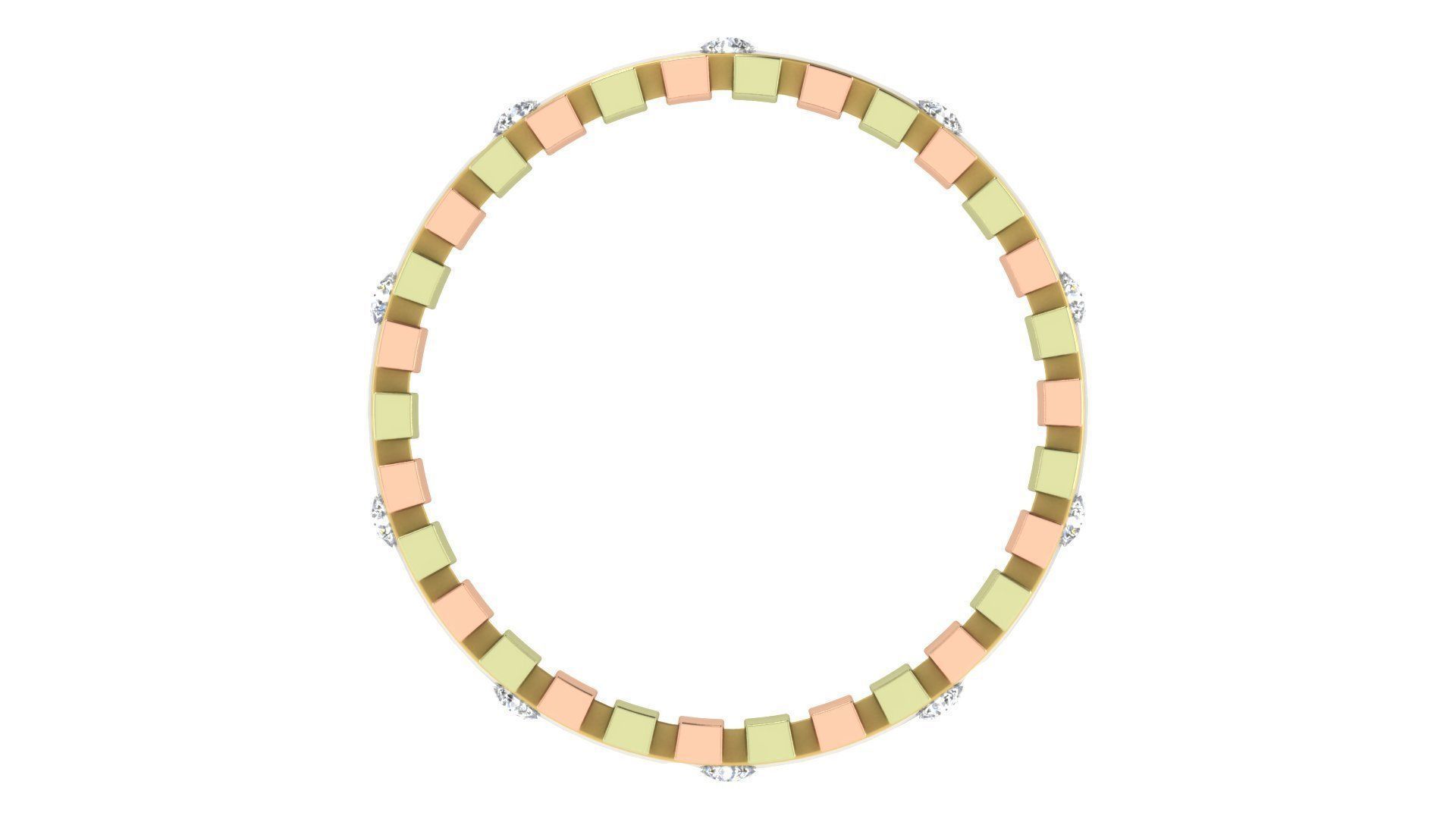 Couple Band Ring 3dm stl render detail 3D print model_20