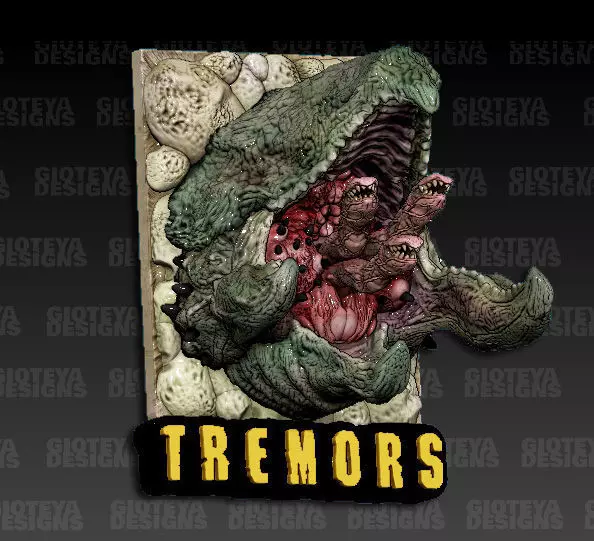 Tremors Graboid 3D model_0
