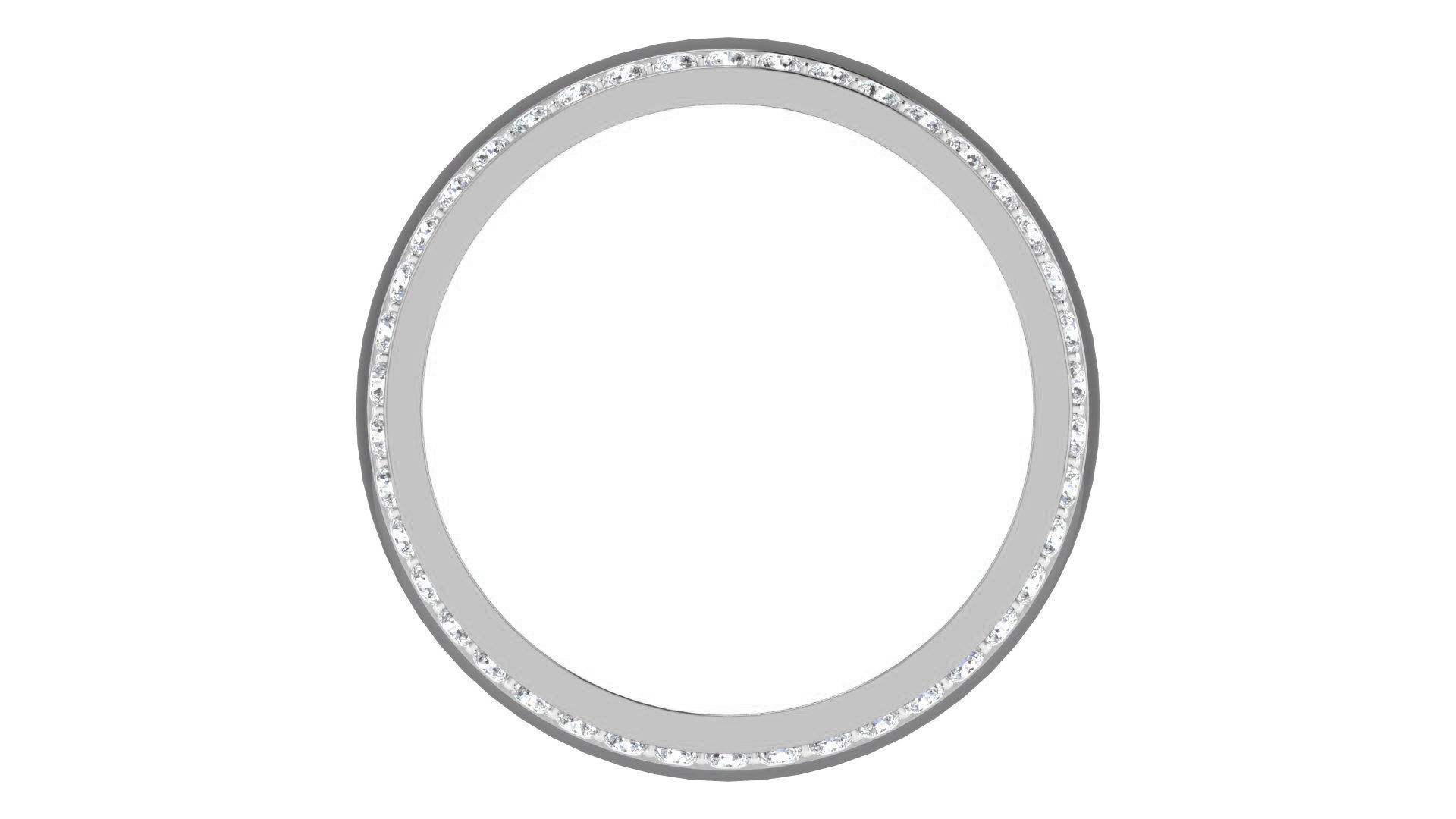 Couple Band Ring 3dm stl render detail 3D print model_8