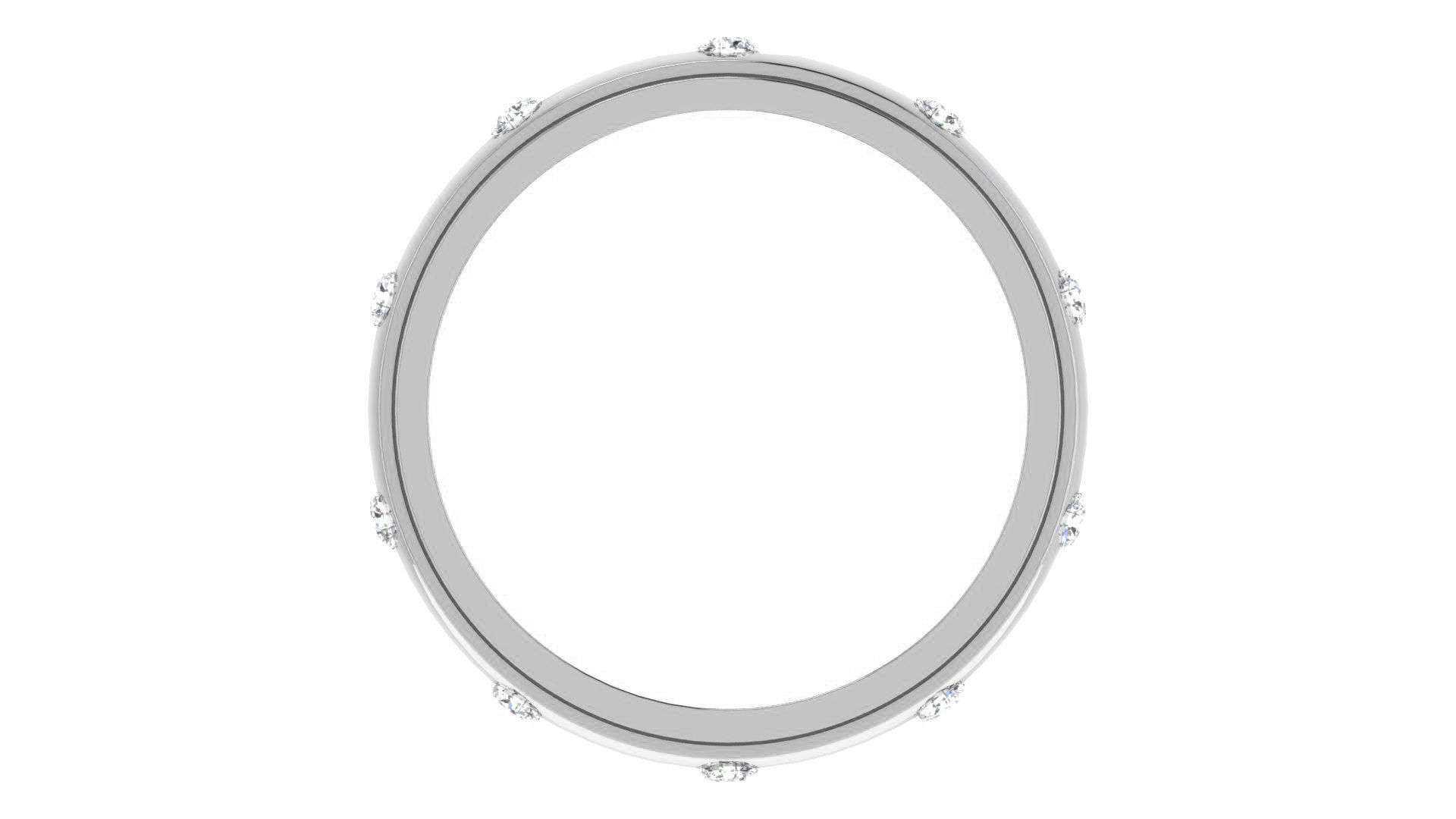 Couple Band Ring 3dm stl render detail 3D print model_20