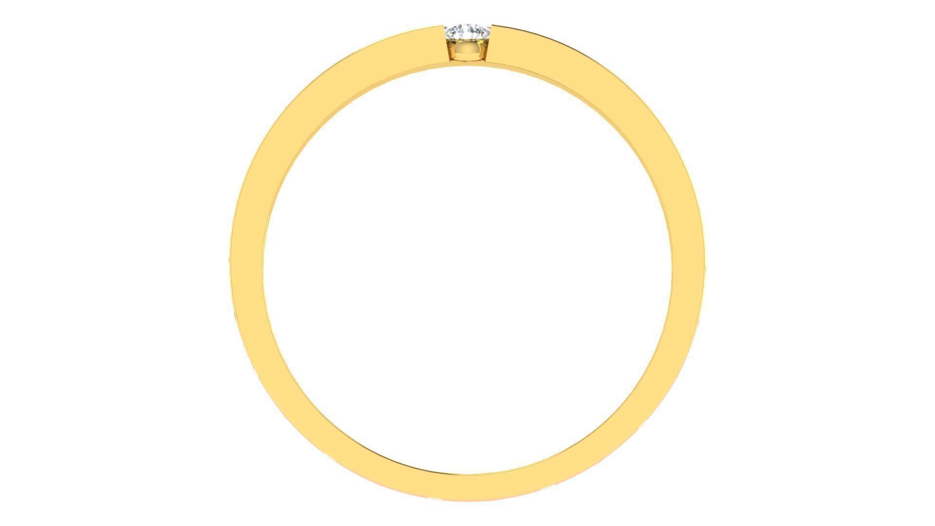 Couple Band Ring 3dm stl render detail 3D print model_19