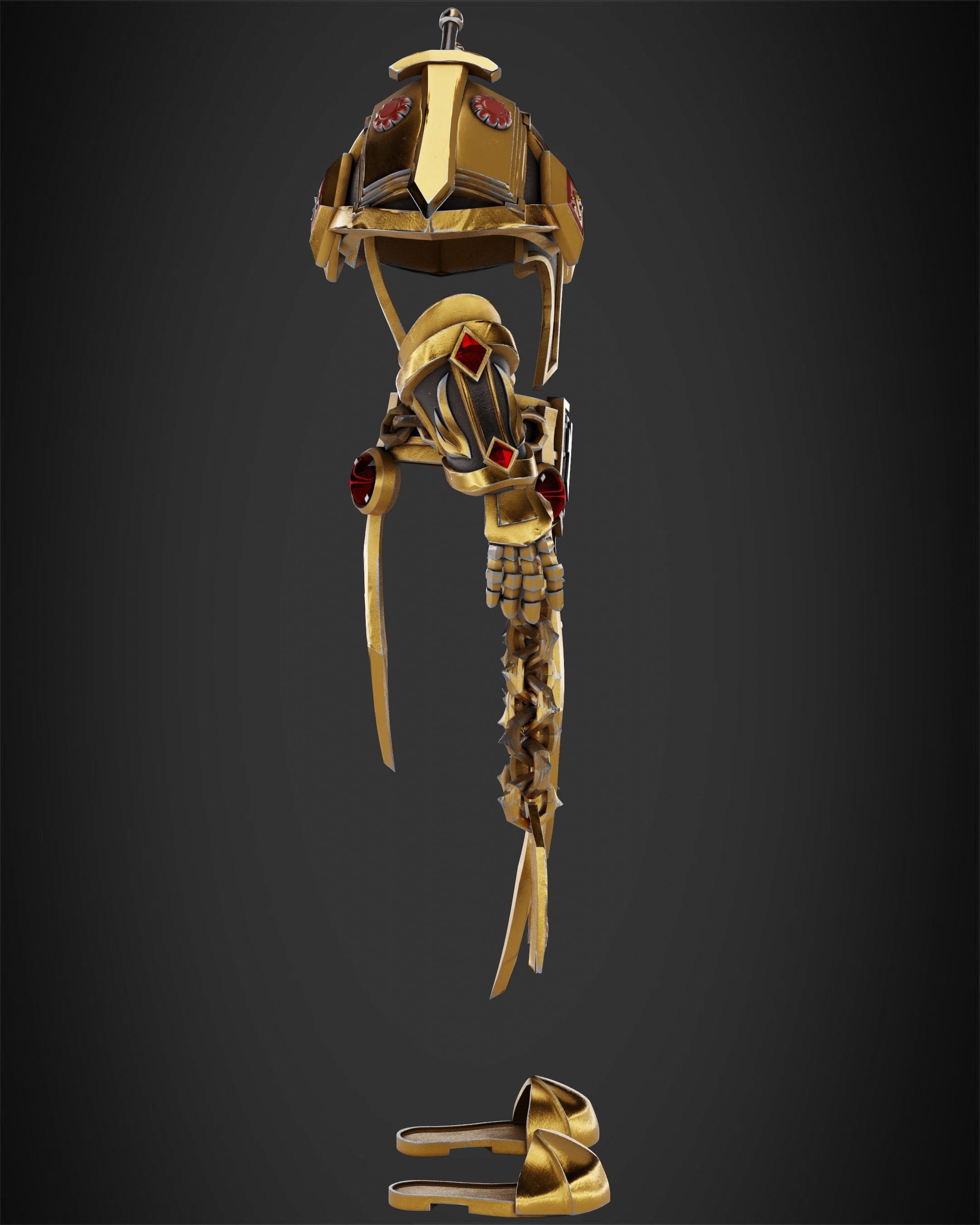 World of Warcraft Paladin Judgment Armor for Cosplay 3D print model_8
