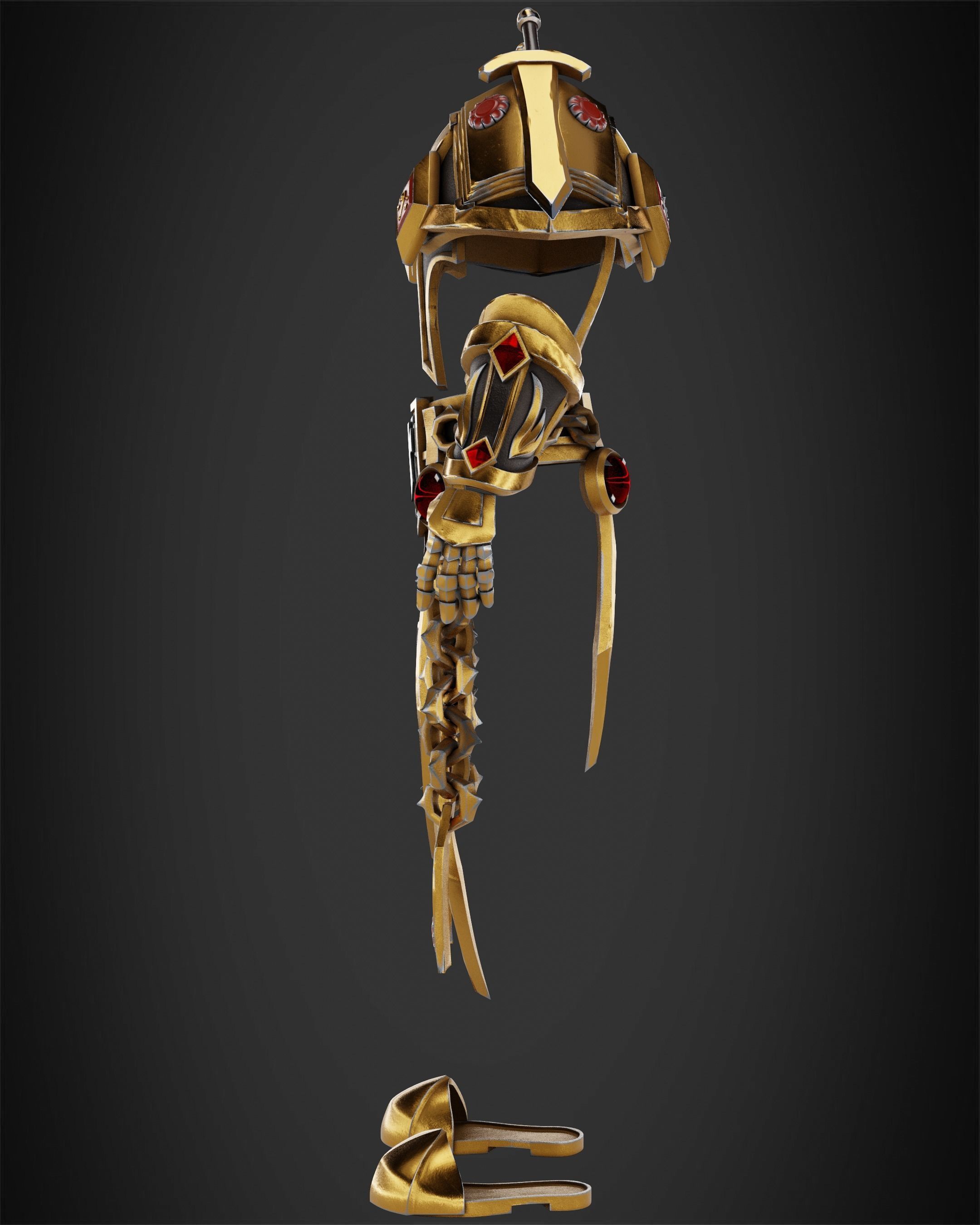 World of Warcraft Paladin Judgment Armor for Cosplay 3D print model_4