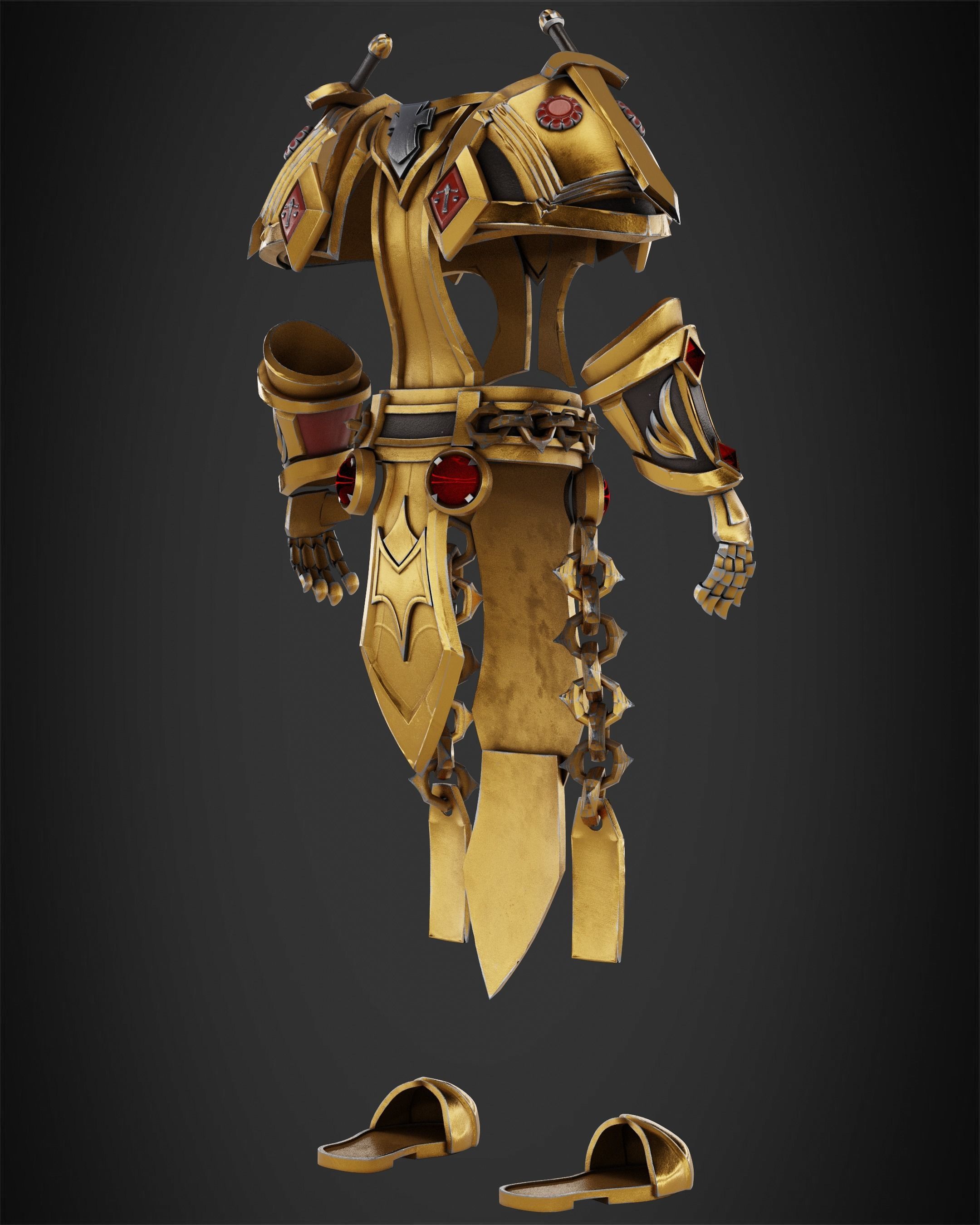 World of Warcraft Paladin Judgment Armor for Cosplay 3D print model_7
