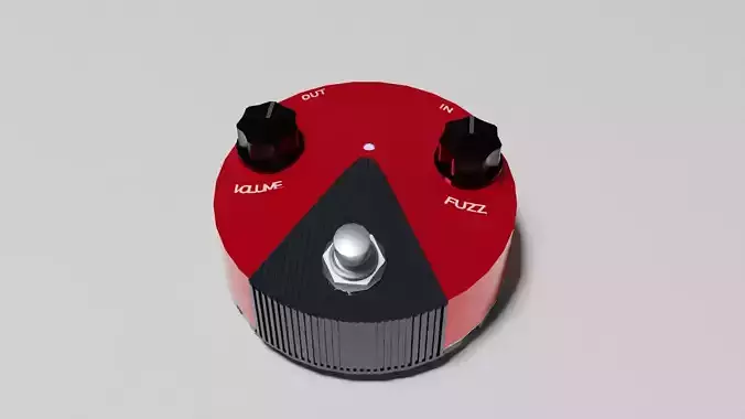 Guitar pedal FUZZ fuzzface mini FFM2 3d model