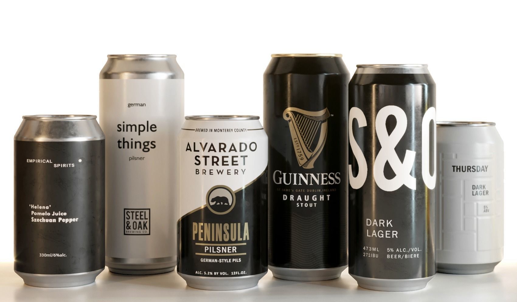 Beer Set 3D model_5